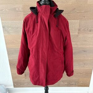 St. John's Bay Women's Deep burgundy winter coat